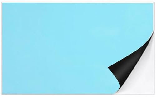 MITHREEL Magnetische Folie selbstklebend – Whiteboard Folie magnetisch für Zuhause, Büro oder Schule – flexible Magnetwand (BLAU 200 X 100 cm)