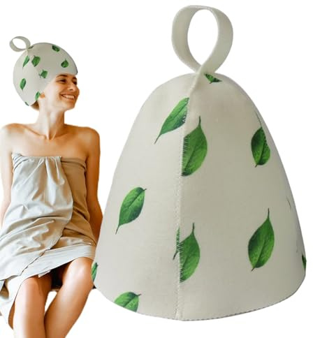 Chapeau de sauna en feutre, chapeau de bain pour sauna Épaissir les | Chapeaux de sauna en feutre de protection thermique pour hommes et femmes, idéal pour une pièce chau