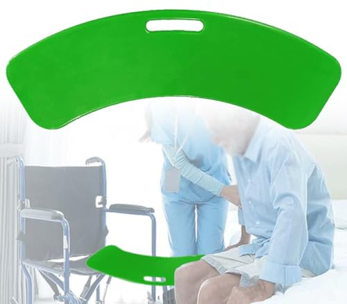 Rutschbrett Für Rollstuhlfahrer,Rutschbrett Pflege,Sliding Board For Wheelchair Users,Patientenlifter,Hilfsmittel,Transferbrett Vom Rollstuhl Zum Bett,Zur Toilette,Zur Badewanne (Grün)