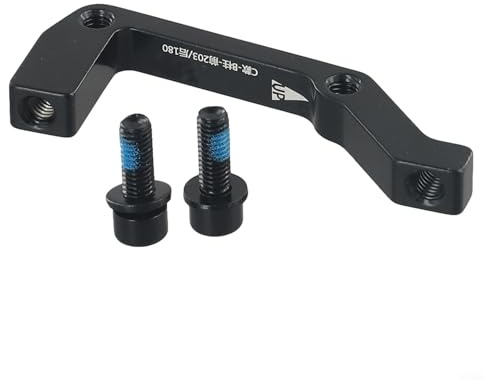 Adattatore per freno a disco in alluminio per montaggio su palo da 160 mm a 180 mm/203 mm, compatibile con forcelle per biciclette, distanziali ruota anteriore e posteriore (C)