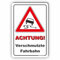 Achtung! VERSCHMUTZTE FAHRBAHN - SCHILD/D-011 (40x60cm Schild)