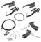 Bremsen-Set V Brake vorne und hinten für Fahrräder Radsport BMX MTB (schwarz).