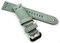 Pilot Flieger Aviator Military Style Robust Band echt Genuine Leder Uhrenarmband AW NATO mit Nieten (24mm, grau)