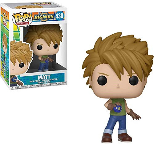 Funko Pop! Animation: Digimon - Matt - Vinyl-Sammelfigur - Geschenkidee - Offizielle Handelswaren - Spielzeug Für Kinder und Erwachsene - Anime Fans - Modellfigur Für Sammler und Display
