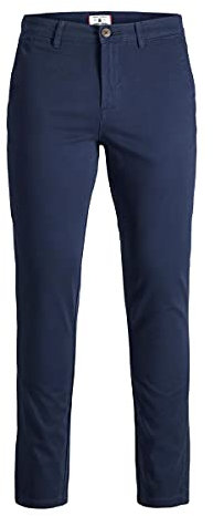 Jack & Jones Homme Jjimarco Jjbowie Sa Navy Blazer Noos Pantalon, Bleu (Navy Blazer Navy Blazer), 28W / 32L EU