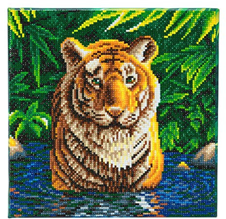 Crystal Art Tiger Pool
