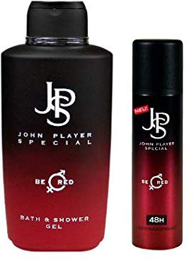 John Player Special BE RED Shower Gel 500 ml & Deospray 150 ml