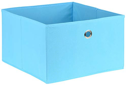 Hartleys Rectangular Fabric Storage Box with Metal Ring Handle
