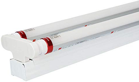 HOFTRONIC - LED Wannenleuchte T8 G13 150cm 30 Watt 10500lm 4000K Neutralweiß 175lm/W IP20 Flimmerfrei Röhrenlampe Energiesparlampen Bürobeleuchtung für Garage Konferenzraum Büro Schule Restaurants