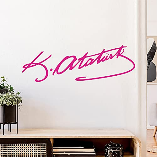 Mustafa Kemal Atatürk Wandtattoo Wandaufkleber Wall Sticker - Dekoration, Küche, Wohnzimmer, Schlafzimmer, Badezimmer