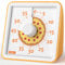 LIORQUE Visual Timer for Kids, 60 Minute Visual Countdown Timer for Classroom Teaching Cooking, Kids Time Management Tools with Silent Operation & Pizza Pattern Design