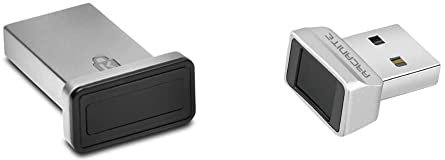 Kensington Fingerabdruckscanner VeriMark IT, USB-Fingerabdruckleser- und Scanner für Windows 10 Hallo & ARCANITE USB Fingerabdruckleser für Windows 10 Hello; 360-Grad-Sensor-Sicherheitsgerät