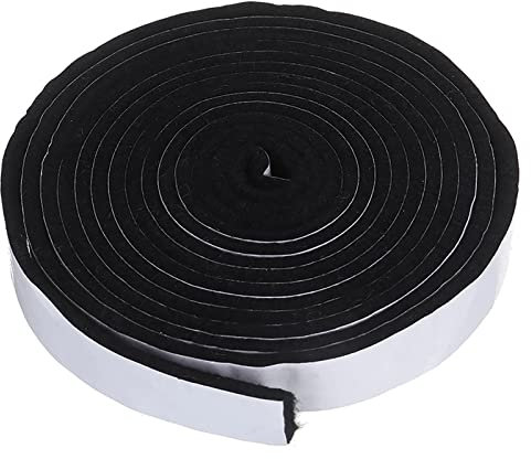 Kamindichtung Ofendichtschnur Selbstklebend Dichtband, 3m Kamin Ofen Dichtung Grill BandRaucher Self Dichtung Kamindichtung für Ofenfenster, Ofenrohr, Hitzebeständige bis 580°C