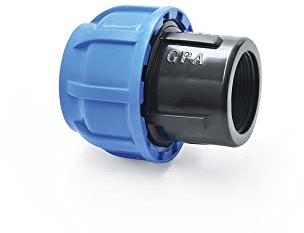 PP-Fitting Qualitäts Produkt MEGA Auswahl alle größen von Verschraubung für PE-Rohr Klemmverbinder Trinkwasser Winkel (Übergang IG, 25 - (1))