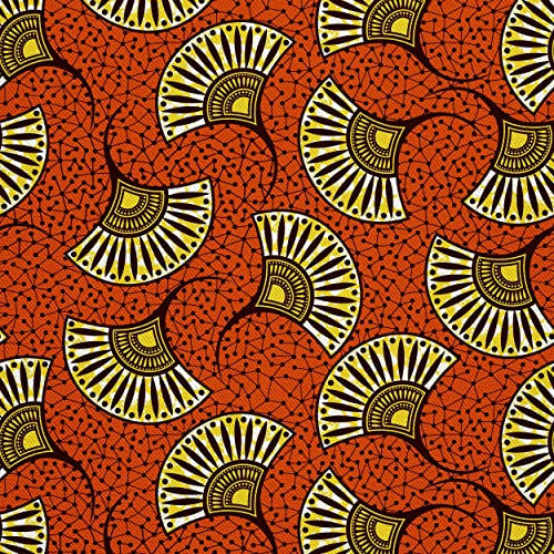 HEKO PANELS Stoff Oxford Wasserdichte Meterware Canvas-Stoff Polyester Stoff Zum Nähen Nähstoffe Möbelstoffe Dekostoffe Handwerken Wasserabweisend Blickdicht Afrikanisches Muster 1 Meter 155 x 100 cm