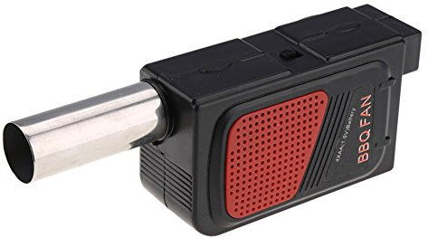 Eujgoov Soplador Barbacoa, Soplador de Aire Ventilador Eléctrico Portátil para Acampar Al Aire Libre Parrilla de Picnic Barbacoa