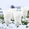 GIONAR 4 Stück Frostschutzhaube für Pflanzen, Pflanzen Winterschutz,Abdeckung Pflanzen Winter Pflanzenschutzsack mit Zugband Pflanzenabdeckung Frostschutz Vlies,80x60 cm