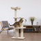 Natural Paradise – Kratzbaum Orchid | Mit Natürlichen Schichtholz-Plattformen | Creme (L)