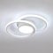 Comely LED Deckenlampe, 42W 4800LM LED Deckenleuchte Modern Runden Lampe für Schlafzimmer Badezimmer Küche Balkon, Dia 40cm, 6500K kaltes weißes Licht, Blanco