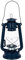 NKlaus Sturmlaterne Petroleumlampe Eisen blau lackiert 31x14cm Öllampe Maritime Deko 15005