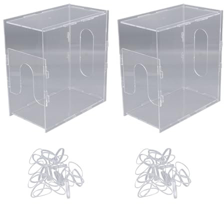 Paquete de 2 Torres de Almacenamiento de Leche Materna, Acrílico Transparente, Práctico Organizador de Almacenamiento para Bolsas de Congelador de Leche, Contenedor de