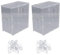 Paquete de 2 Torres de Almacenamiento de Leche Materna, Acrílico Transparente, Práctico Organizador de Almacenamiento para Bolsas de Congelador de Leche, Contenedor de