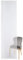 Bronze Panneau japonais transparent / 60 x 245 cm / translucide (blanc)
