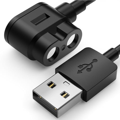 TUSITA Cargador Cable Magnético Compatible con LEDLENSER MH7 MH8 MH11 iH11R ML4 Lights - 1.2M / 4ft.