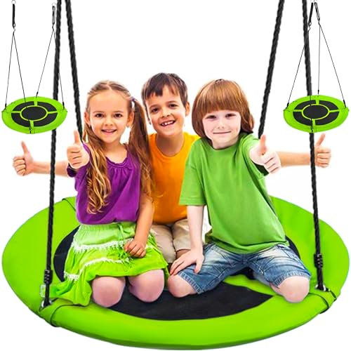 MT MALATEC 23514 Balançoire nid d'oiseau pour enfants et adultes, taille : 100 cm