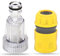 2 Pcs Pressure Washer Hose Fittings, 3/4 Inch Garden Hose Connector, Durable Plastic Pressure Washer Inlet Filter, Quick Connect Gun Adapter for Garden and Home Use, Universal Compatibility