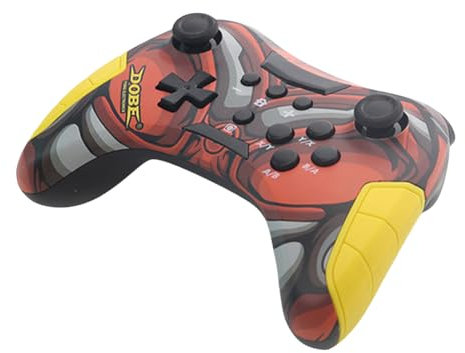 LYEAA Manette de jeu Bluetooth sans fil avec double vibration et gyroscope 6 axes pour Switch PS3 Téléphone PC