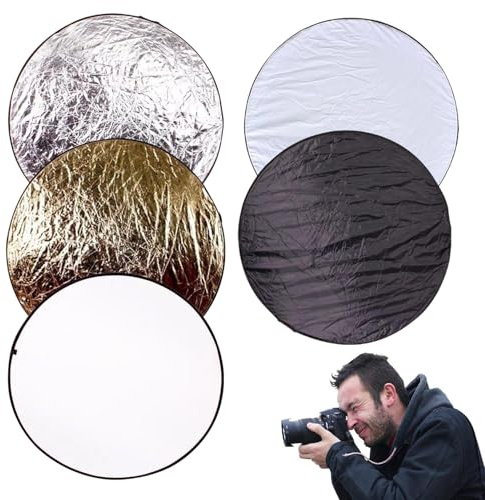 Kamera-Reflektor 5-in-1 rund faltbar wiederverwendbar