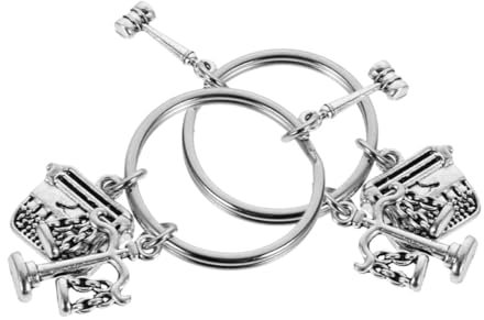 CONGARTENO 2 Pièces porte-clés avocat charme balance de justice porte-clés d'avocat ornement de pendentifs de porte-clés de d'avocat joli porte-clés Alliage de zinc Silver