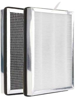 Air Purifier Filter HEPA Filter Activated Carbon Filter，Compatible for Medify， MA-25 Air Purifier Filters,HEPA