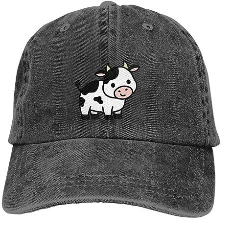 Cappellini da Baseball da Uomo con Visiera Animale Mucca, Cappelli artistici per Parasole