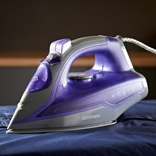 Pro Steam Iron 2400W - Features: Power: 2400W, Ceramic Soleplate, 30g Continuous Steam, Auto-steam Technology, 280ml Water Tank, Anti-drip Feature, Anti-calc Function