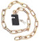 TOGEVAL Versatile Bike Safety Lock Cut Proof Chain Portable Waterproof for Bikes Cars Travel