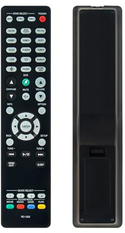 RC-1252 Replaced Remote Commander fit for Denon Integrated Network AV Receiver AVR-X4500H AVR-X4800H RC-1253 RC-1256 RC-1218 RC-1217 AVR-X2500H AVR-X1700H AVR-S670H AVR-S900W AVR-S640H AVR-X3100W