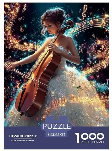 Cello Puzzle Spiele 1000-teilige Schöne Bilder Geburtstagsgeschenke Lernspiel Herausforderung Spielzeug Unterhaltsame Aktivitäten Für Erwachsene Und Kinder 52x38cm/1000pcs