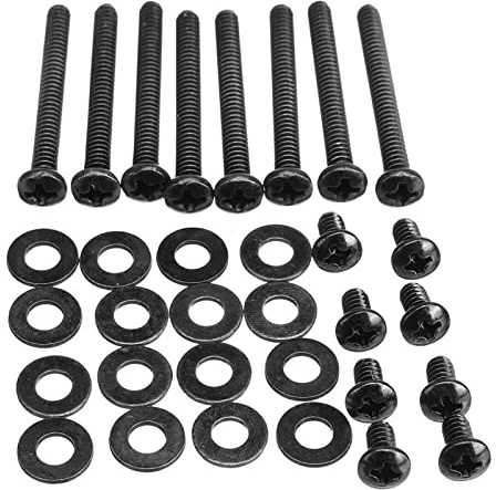 32 PCS Computer Cooling Fan Mount Screws Kit, Water Cooling Radiator Fitting Screws Fan Mounting Screw Kit Durable Metal Water Coolings Radiator Screw Kit