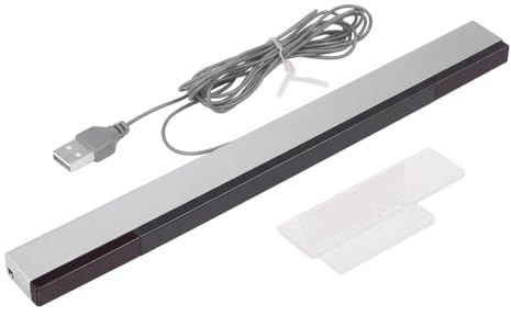 Barra sensore USB, argento, cablata, supporto sostitutivo, Plug & Play