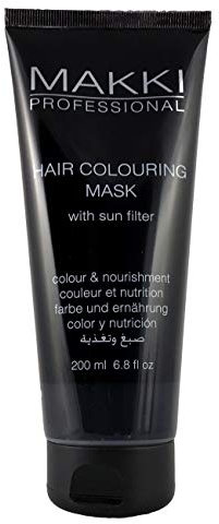 Makki semi-permanente Haarfärbung Maske farbe und ernährung Braun/Dark Brown