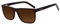 SunCristal Grandes lunettes de soleil pour hommes qualité Lunettes de soleil classiques polarisées UV400 conduite extérieur Lunettes de soleil Marron