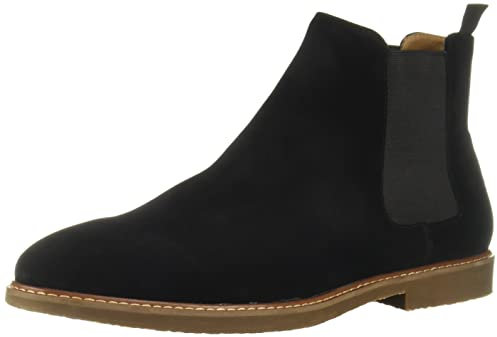 Steve Madden Highline, Stivali Chelsea Uomo, Effetto Pelle Scamosciata Nera, 40 EU
