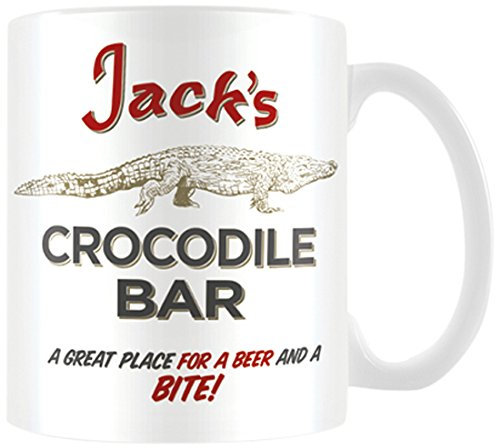Pyramid International American Gods (Coccodrillo Bar) Ufficiale inscatolato Ceramica Tazza da tè/caffè, Carta, Multicolore, 11 x 1.3 cm, Unica