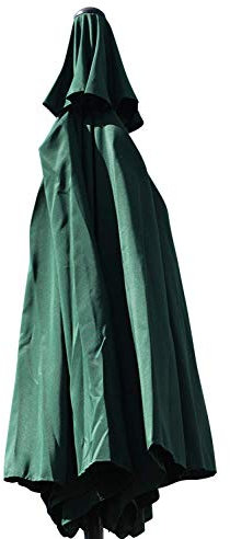 2.7M Wide Garden Parasol Umbrella With Tilt and Crank - Available in 7 Colours (Dark Green)