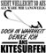 Samunshi® Ich denke ans Kitesurfen Schriftzug Aufkleber Sticker Autoaufkleber Scheibenaufkleber Motorradaufkleber - 8,7x10cm