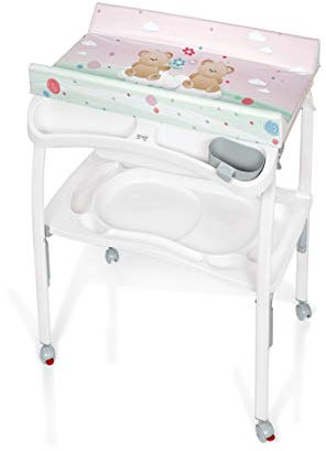 Brevi 596-586 Pratique Bagnetto, ours rose, collection 2019