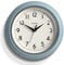 Jones Clocks® Ketchup wall clock | Retro round clock | 25cm | Pale blue | Easy to read numbers | Perfect for kitchen or office