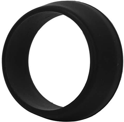 Sattelstütze Silikon Ring, 10 STÜCKE wasserdichte Silikon Fahrrad Sattelstütze Ring Gummi O Ring Fahrrad Sattelstütze Abdeckung(Schwarz)